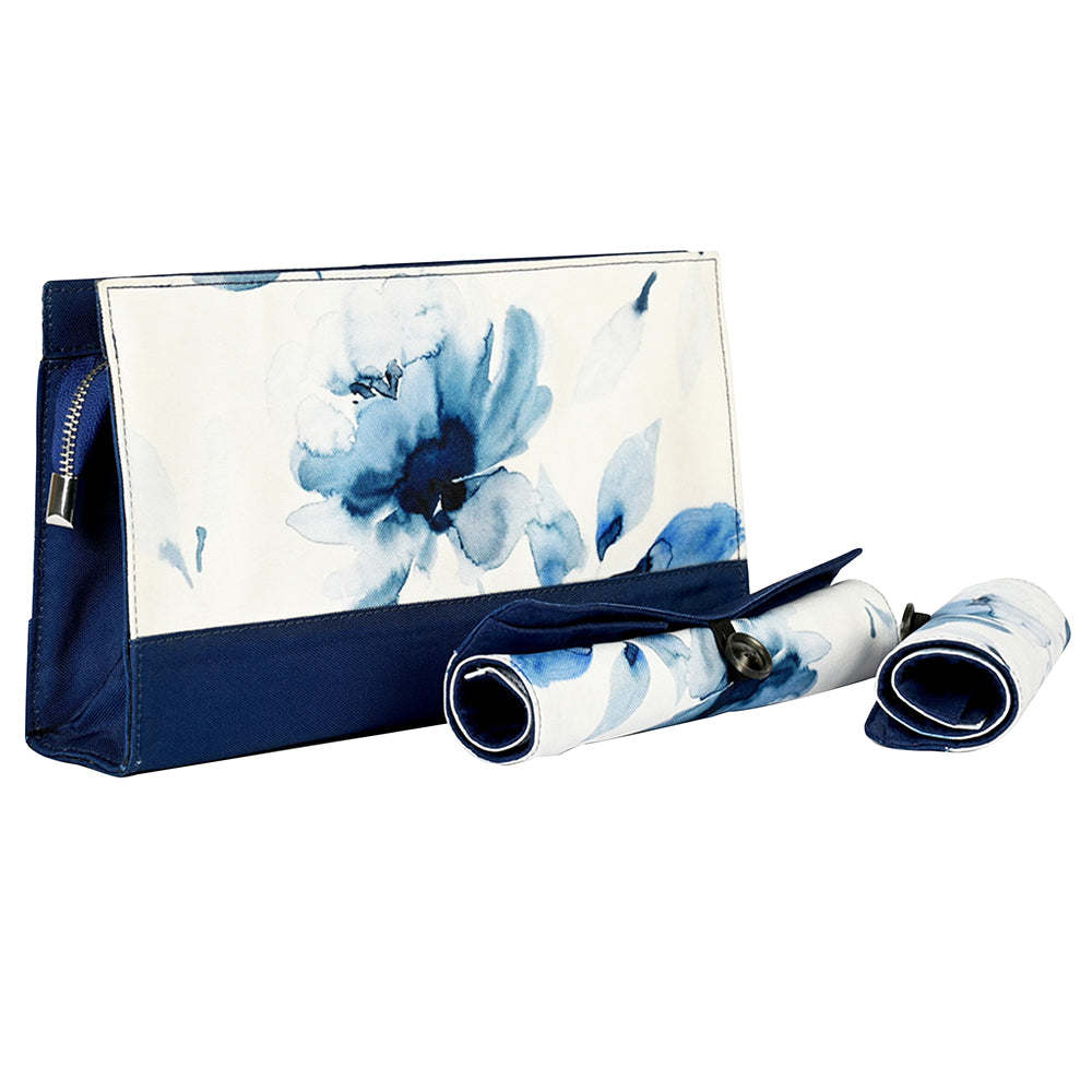 Knitter's Pride Blossom Project Pouch with Roll Up Cases