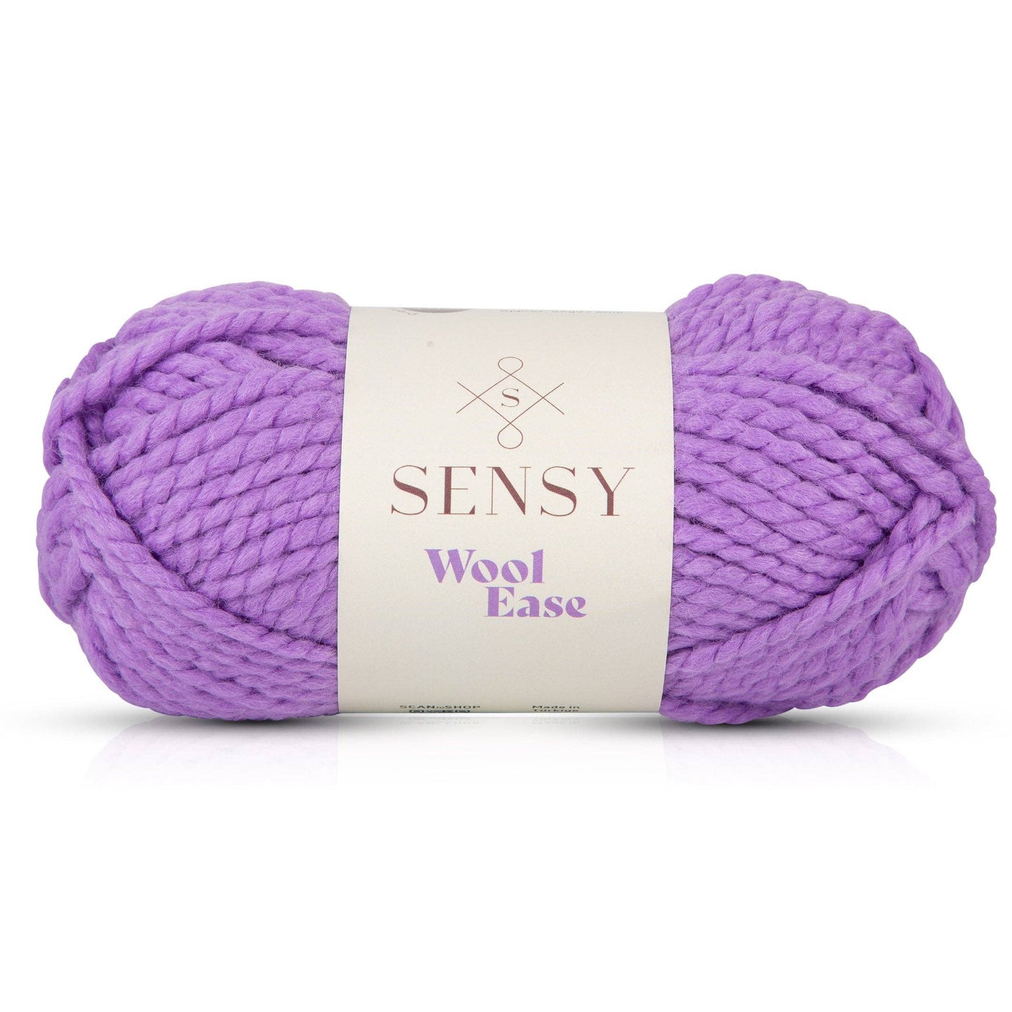 Sensy Wool Ease Yarn, 3.5 oz, 66 Yards, Gauge 6 Super Bulky