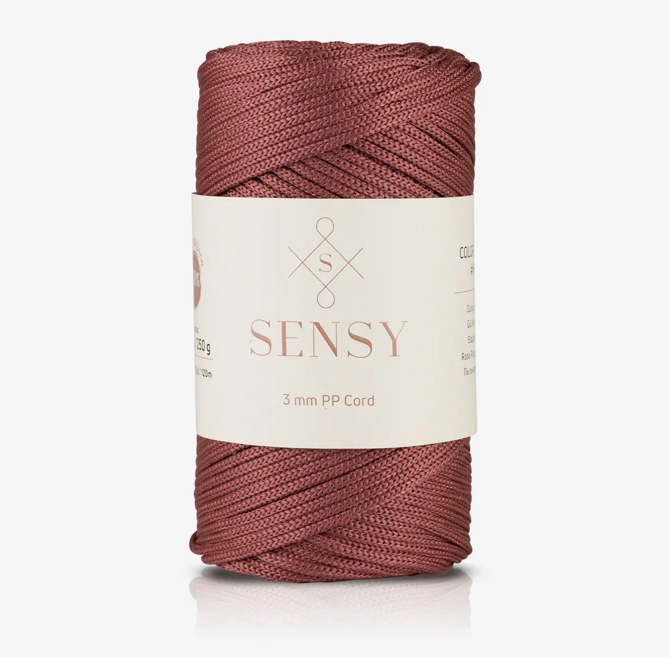 *Pre-Order* Sensy Premium 3mm - 131 Yards 100% Polyester Macrame Cord - The Yarn Geek